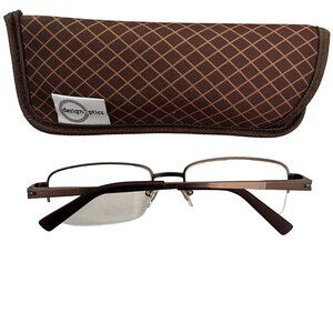 FOSTER Grant Adult‎ Semi-Rimless Reading Glasses with Case PD58.55 MM +1.…